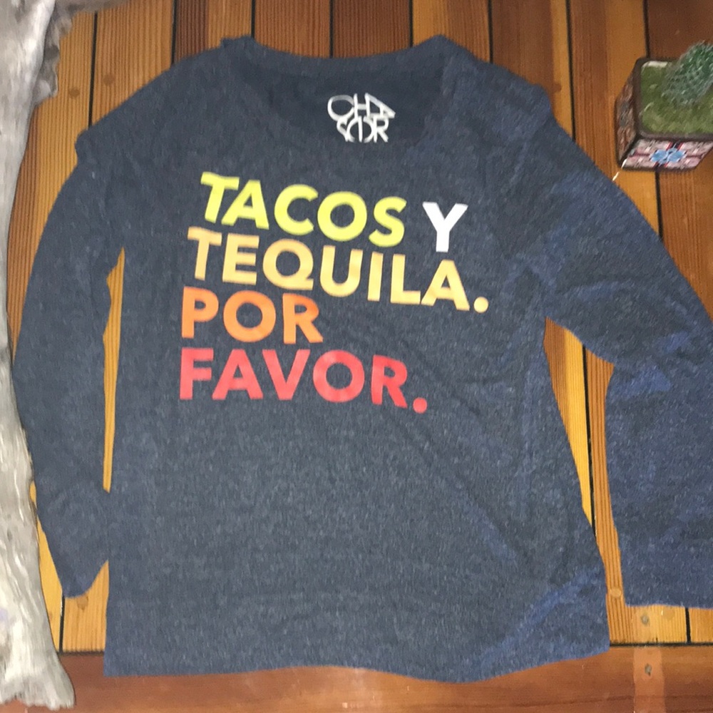 Graphic soft sweater